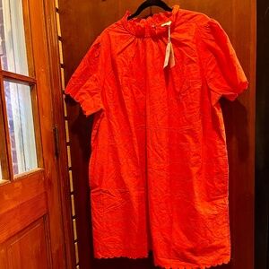 Free Assembly ruffle mini dress, size XXL, NWT